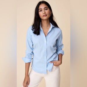 Untuckit Wrinkle-Free Stretch Cotton Bella Shirt size 10